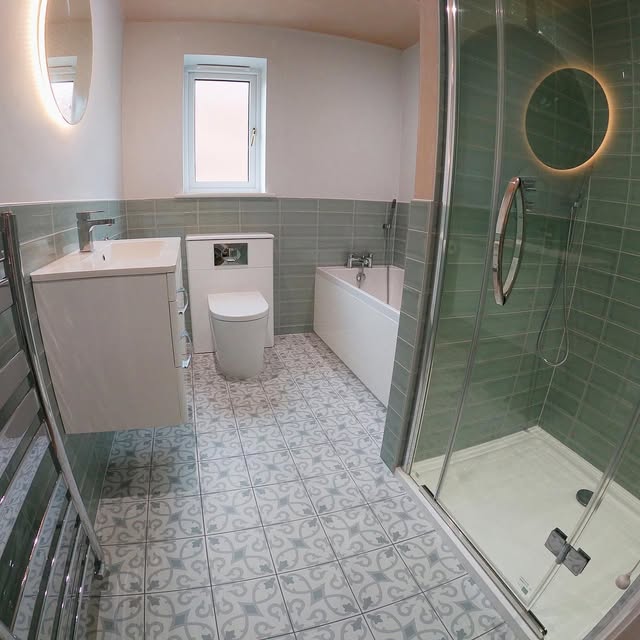 Recently completed bathroom install
