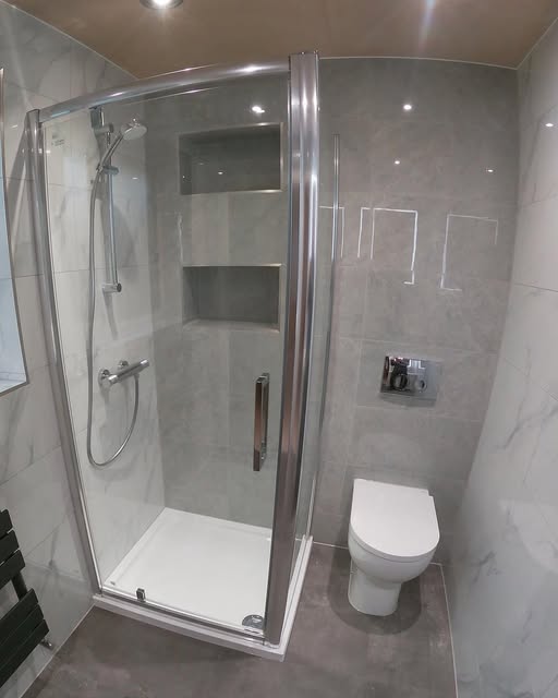 An MM Plumbing Services bathroom install in Rothley